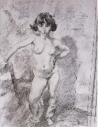 Jules Pascin Naked maiden Keludina Germany oil painting artist